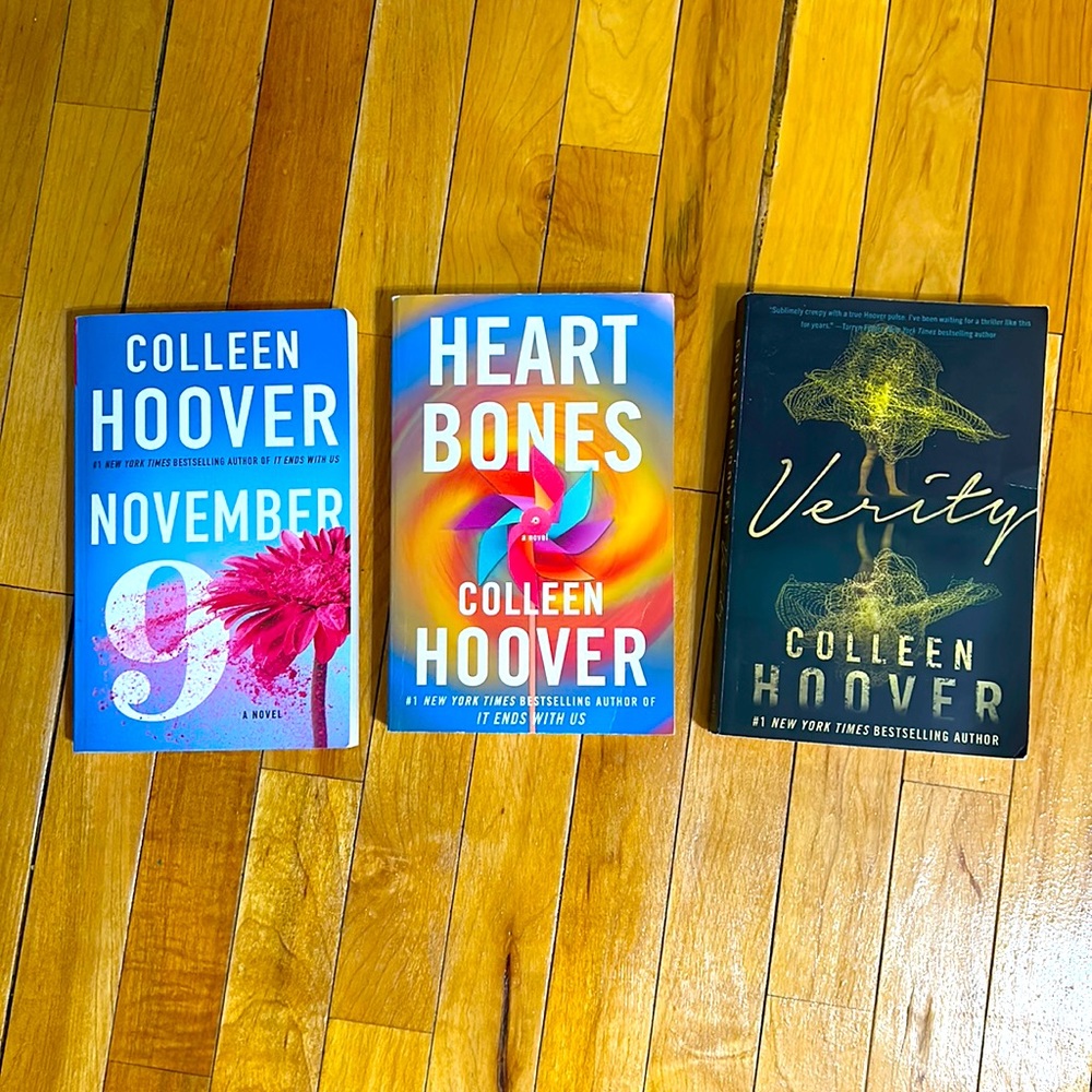 3 Colleen Hoover books